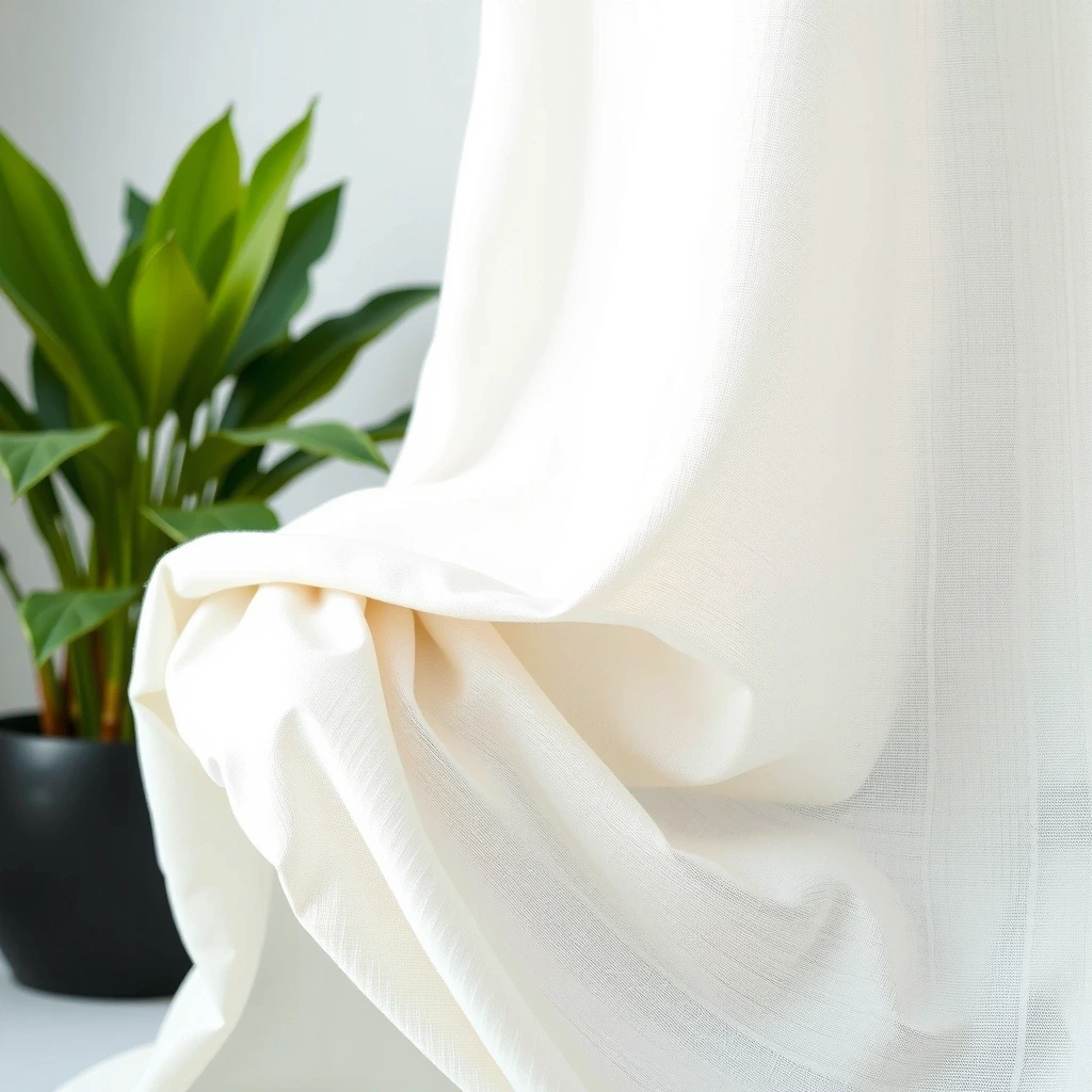 Pure white linen texture representing data integrity